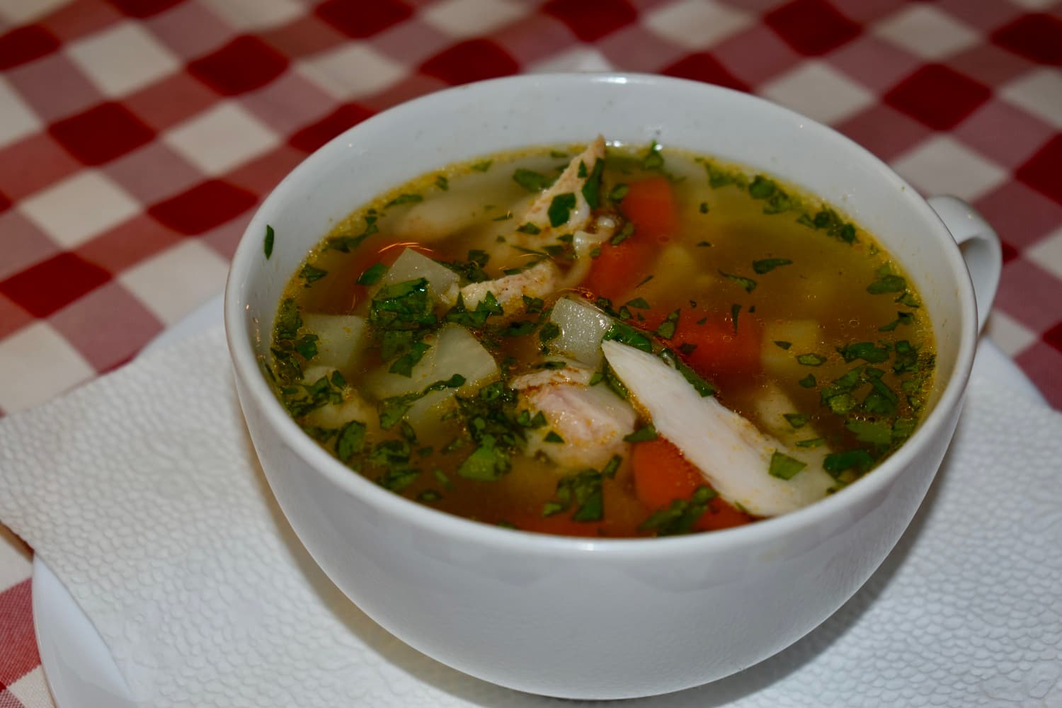 Grandma's broth soup